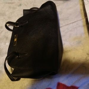 Black Leather Liz Claiborne Bag